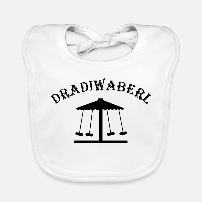 Dradiwaberl – Austrian dialect carousel Organic Baby Bibs