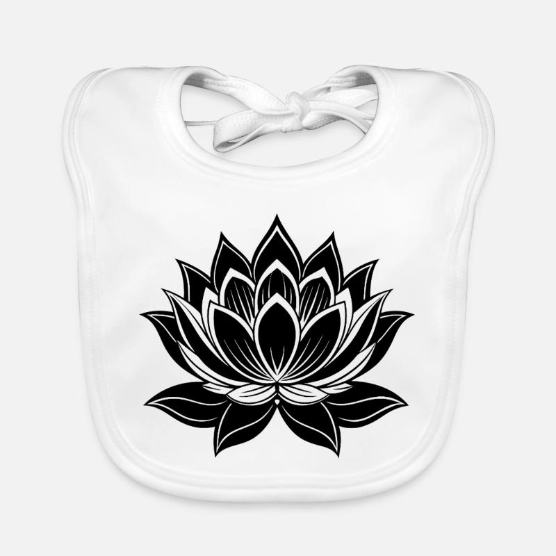 Fleur de lotus Bavoir bio Bébé