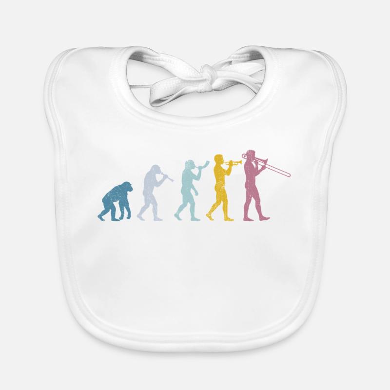 Évolution du trombone Bavoir bio Bébé