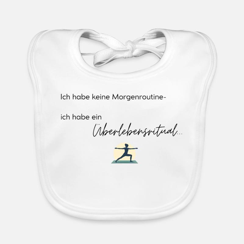 LIEBEVOLL Morgenroutine Yoga Baby Bio-Lätzchen