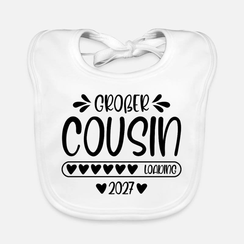 Großer Cousin 2027 loading Baby Bio-Lätzchen