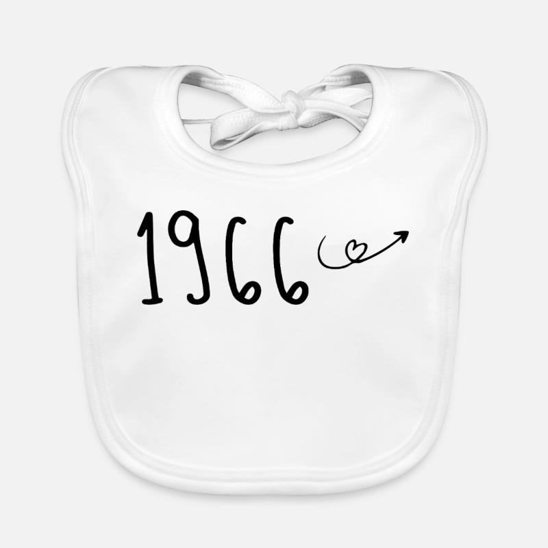 1966 Anniversaire 1966 Retro 1966 Bavoir bio Bébé