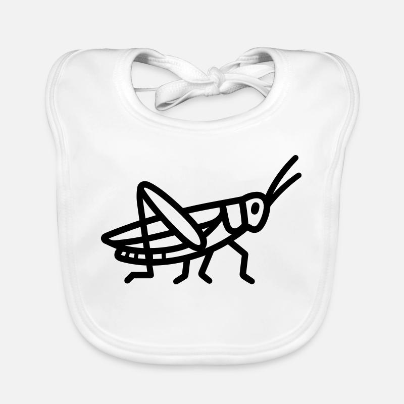 sauterelle Bavoir bio Bébé