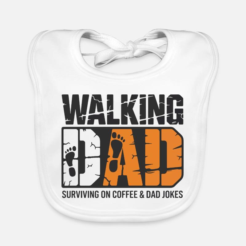 Dad on the Move: Coffee & Jokes Baby Bio-Lätzchen