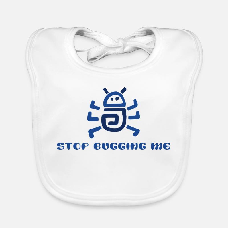 Arrête de m’embêter Bavoir bio Bébé