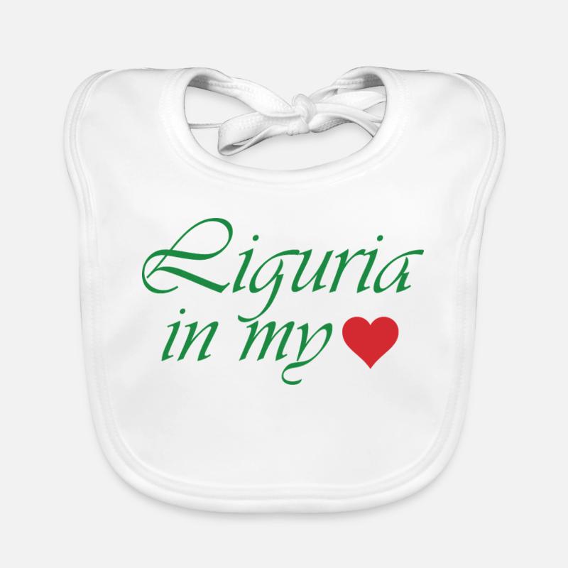 La ligurie dans mon cœur Bavoir bio Bébé