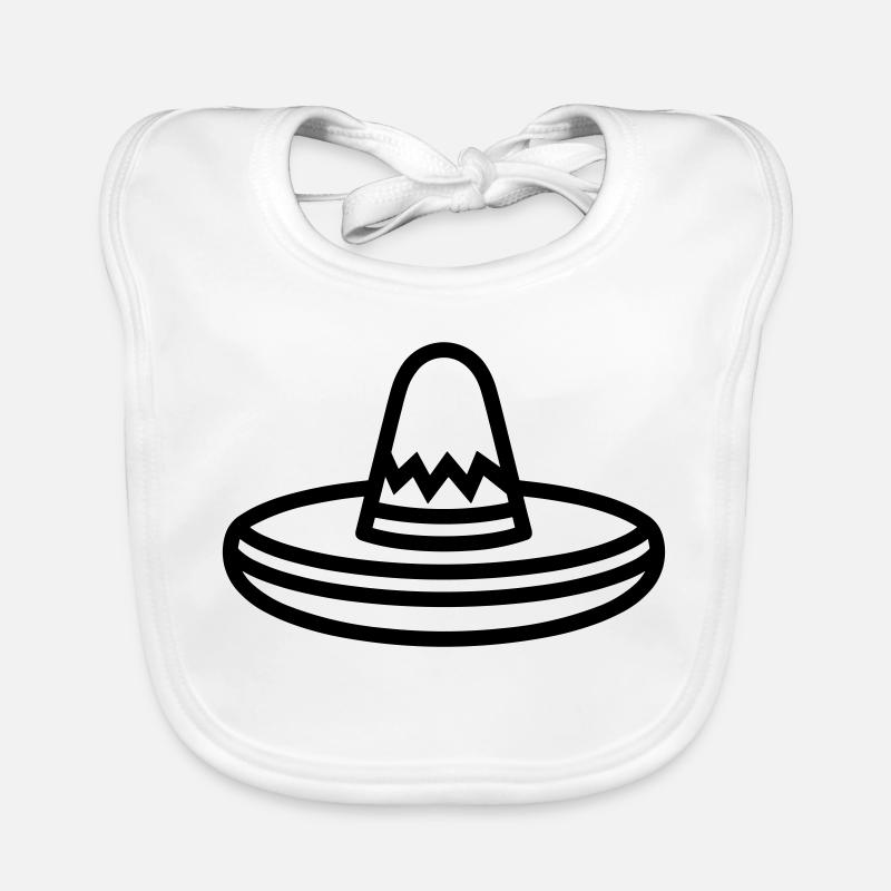 Mexican Hat Organic Baby Bibs