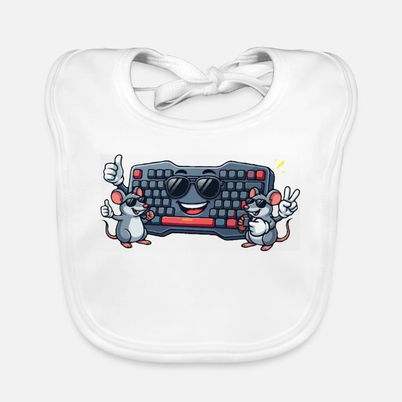 Duo de souris à clavier Bavoir bio Bébé