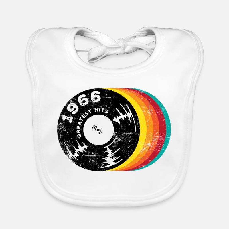 Greatest Hits 1966 Organic Baby Bibs