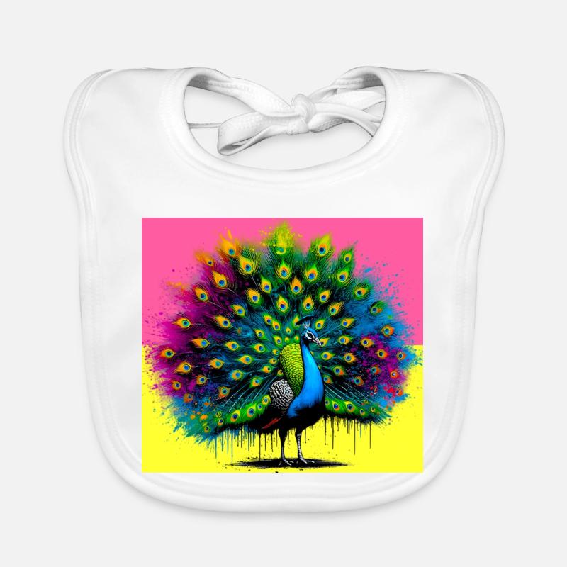 paon Bavoir bio Bébé