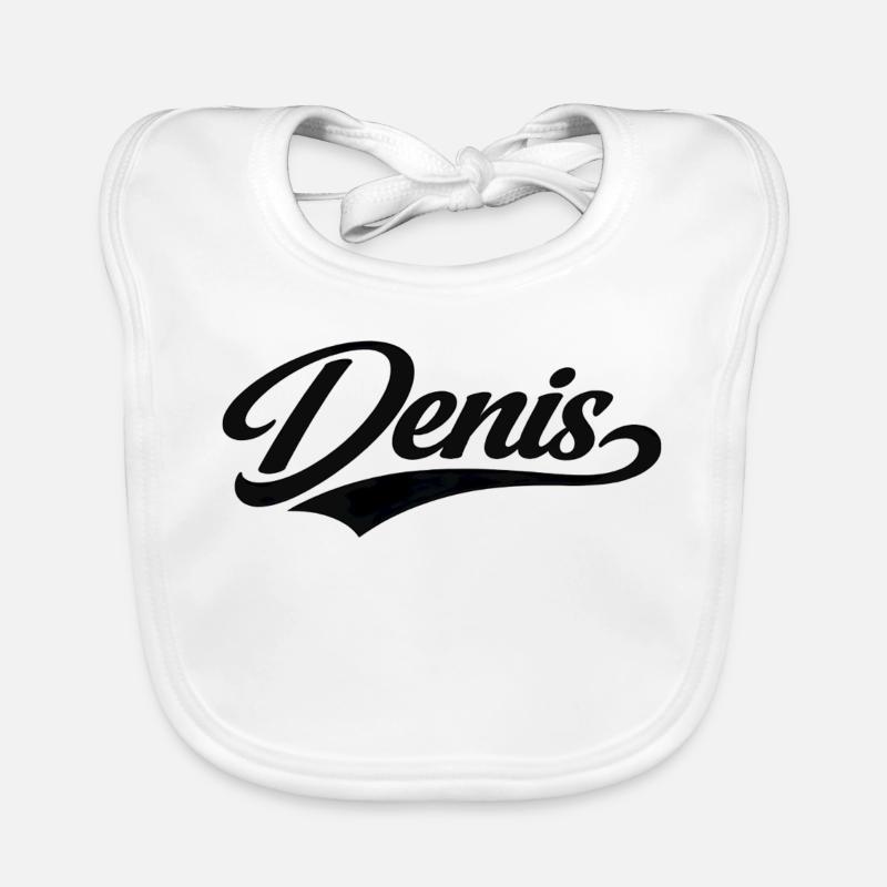 Nom Denis : premier nom de famille Bavoir bio Bébé