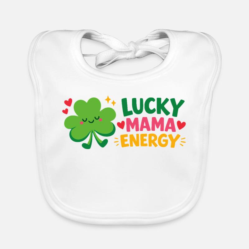 Énergie de la Maman Chanceuse Bavoir bio Bébé