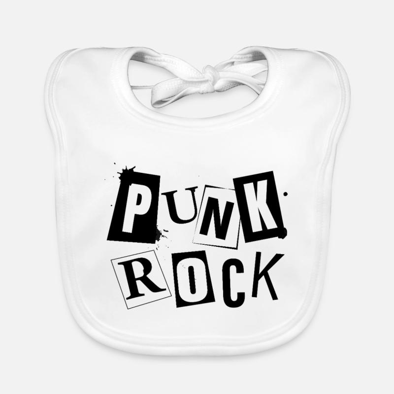 punk-01Punk Rock – Rebellious Music & Alternative Organic Baby Bibs