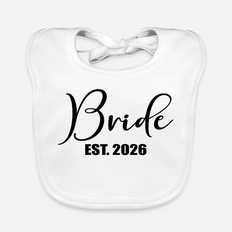Minimalism Bride 2026 Organic Baby Bibs