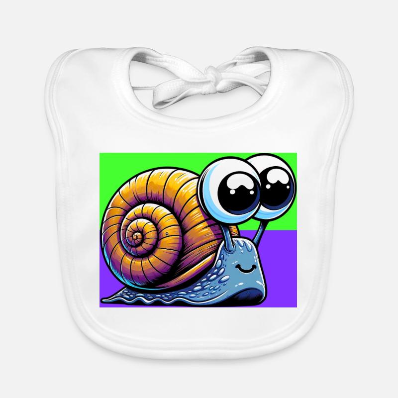 Snail Organic Baby Bibs