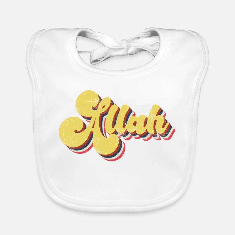 Allah Vintage Bavoir bio Bébé