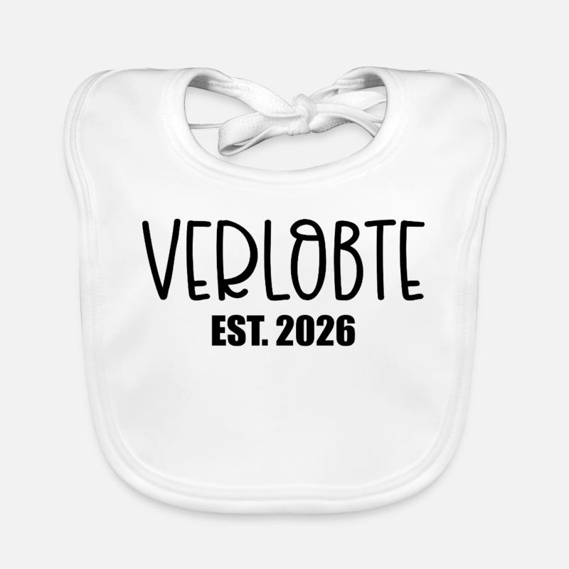 Fiancée 2026 Bavoir bio Bébé