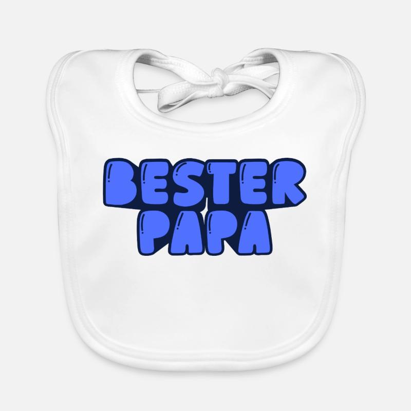 Bester Papa Baby Bio-Lätzchen