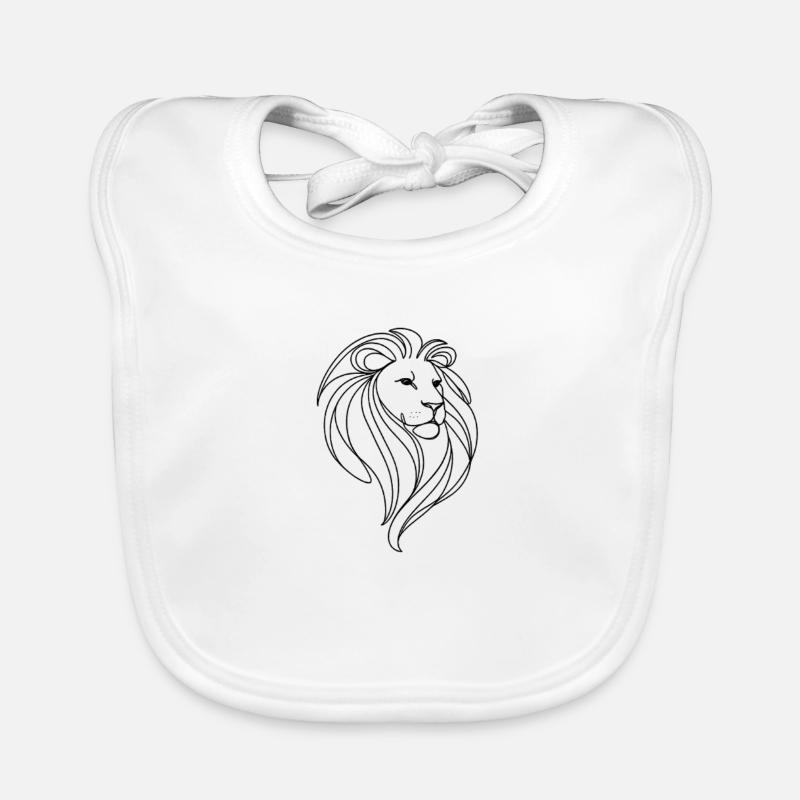 Lion Bavoir bio Bébé