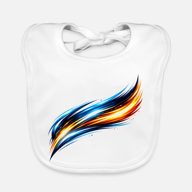 Design sportif du maillot Effet dynamique Bavoir bio Bébé