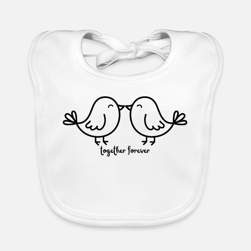 ensemble pour toujours Bird Bavoir bio Bébé