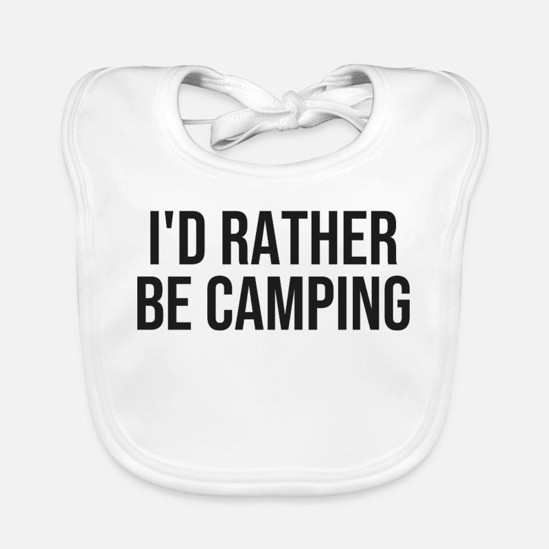 Camping rather than indoors Organic Baby Bibs