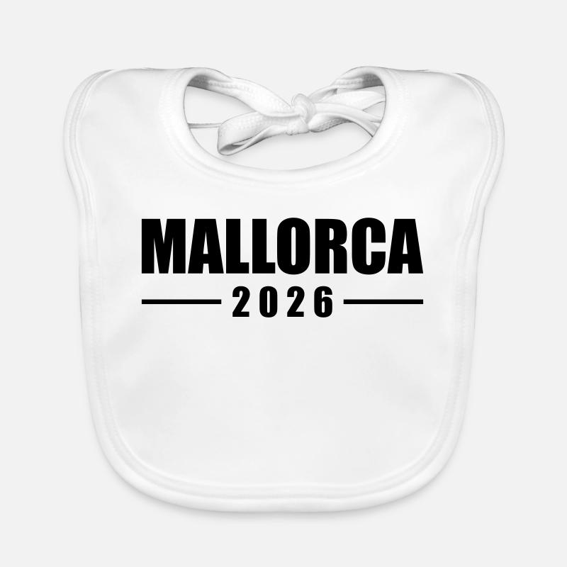 Majorque 2026 Bavoir bio Bébé