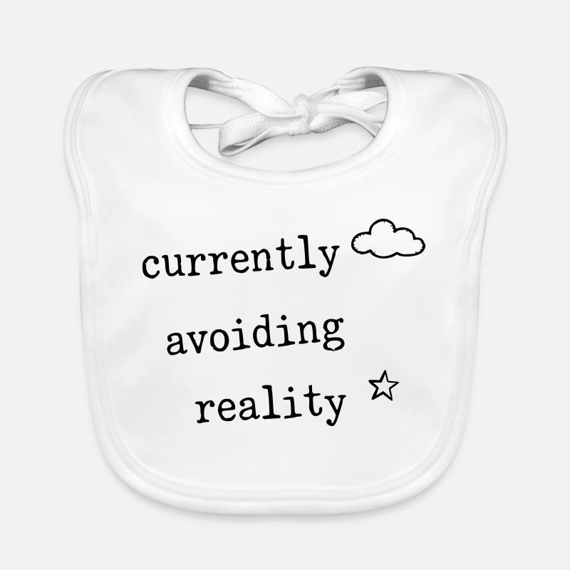 En ce moment, Missing Reality Funny Shirt Bavoir bio Bébé