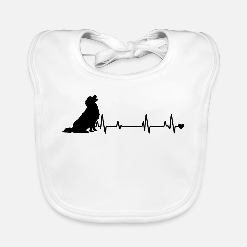 Paw print Organic Baby Bibs