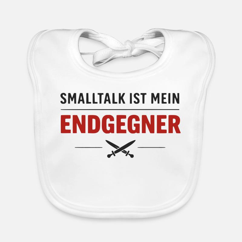Endgegner Smalltalk – Final Spruch Baby Bio-Lätzchen