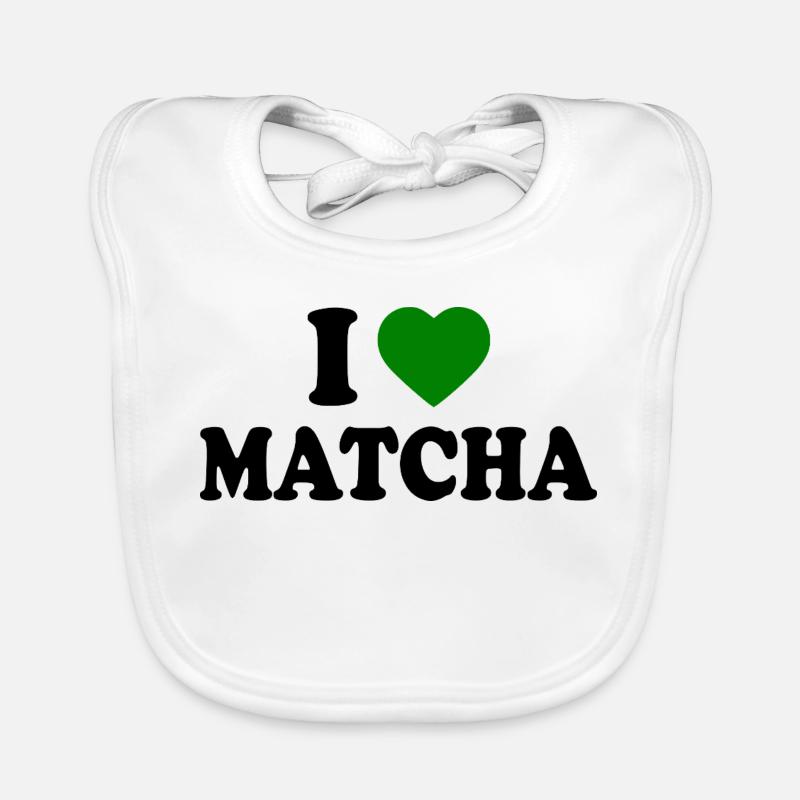 J’adore le matcha Bavoir bio Bébé
