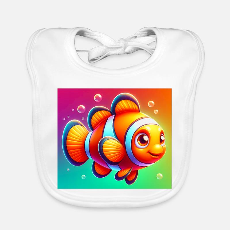 Poisson-clown Bavoir bio Bébé
