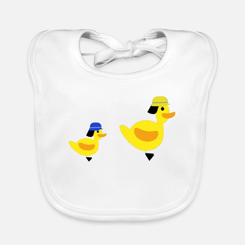 Fire Brigade Ducks - Jack Organic Baby Bibs