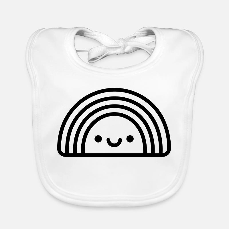 Regenbogen Baby Bio-Lätzchen