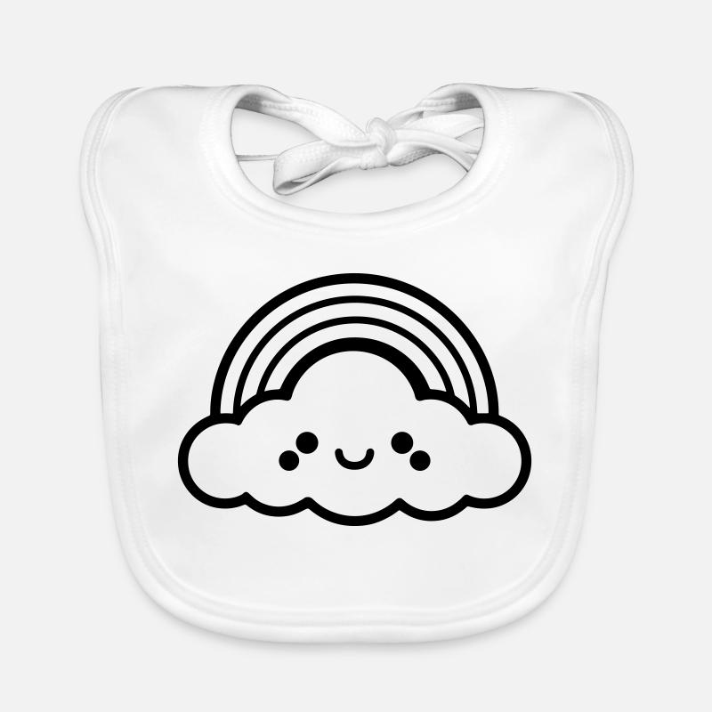 Regenbogen Baby Bio-Lätzchen