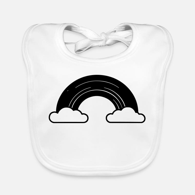 arc en ciel Bavoir bio Bébé