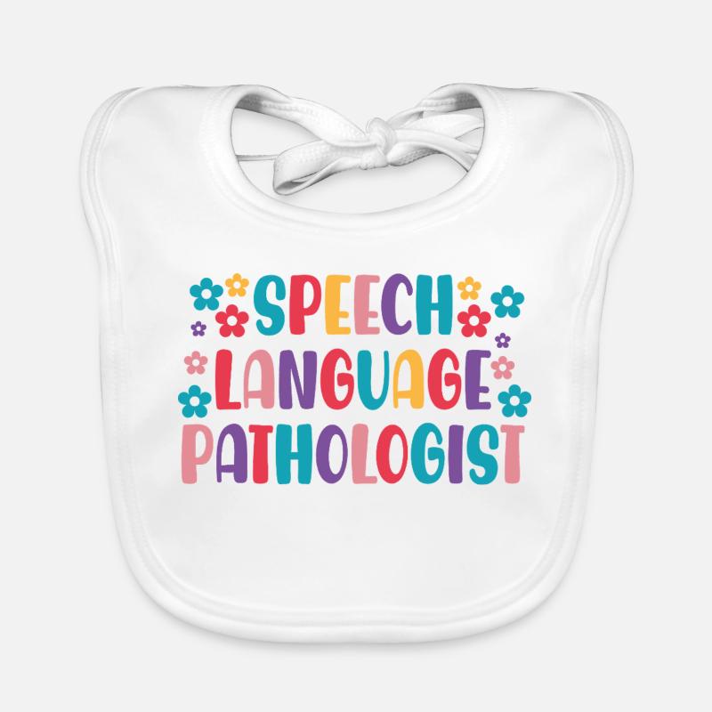 Speech Language Pathologist SLP Organic Baby Bibs