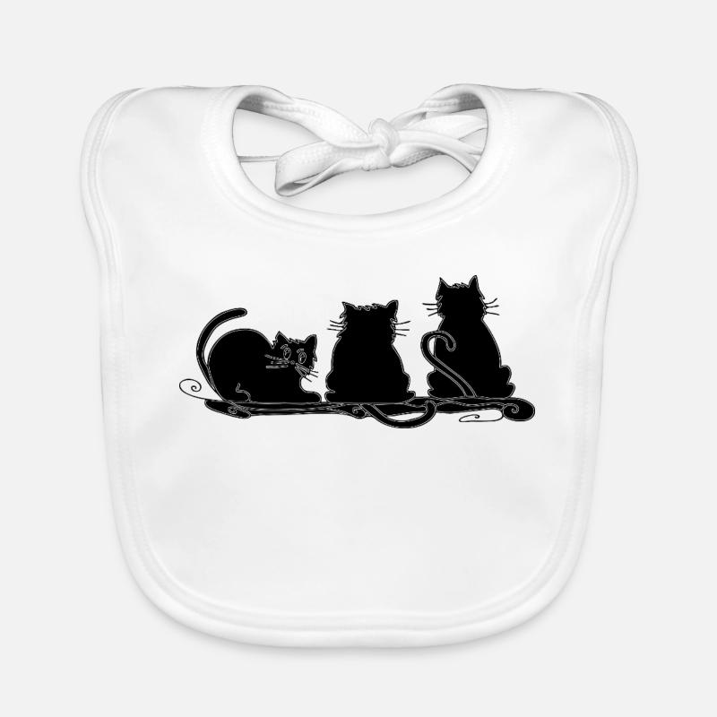 Chats Bavoir bio Bébé