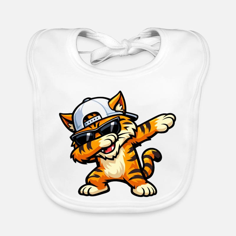 Dab Wildcat Bavoir bio Bébé
