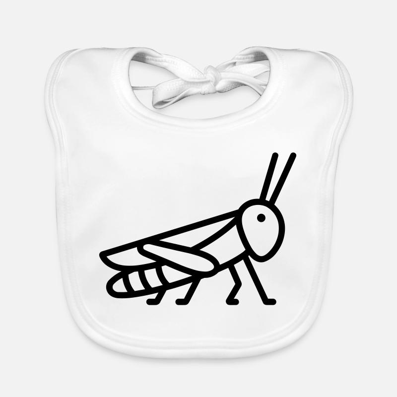 sauterelle Bavoir bio Bébé