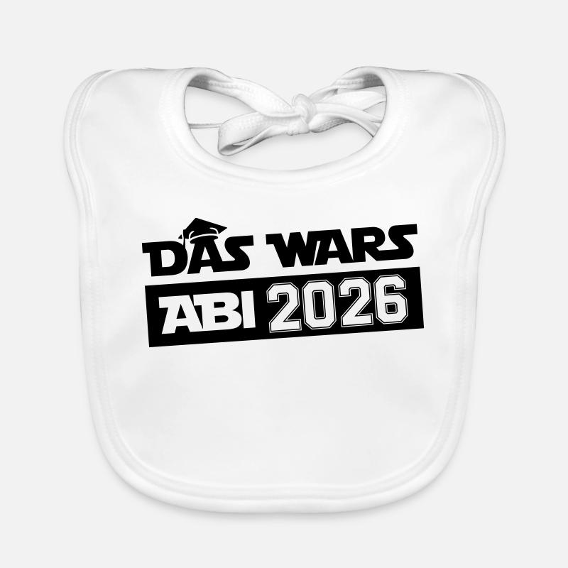 Das wars Abi 2026 Baby Bio-Lätzchen
