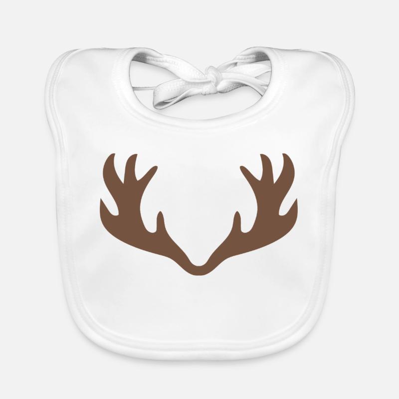 Bois de cerf Bavoir bio Bébé