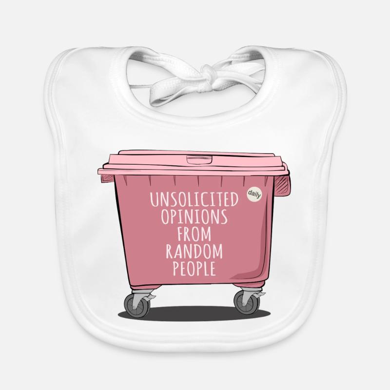 Avis non sollicités – Drôle de design déchut Bavoir bio Bébé