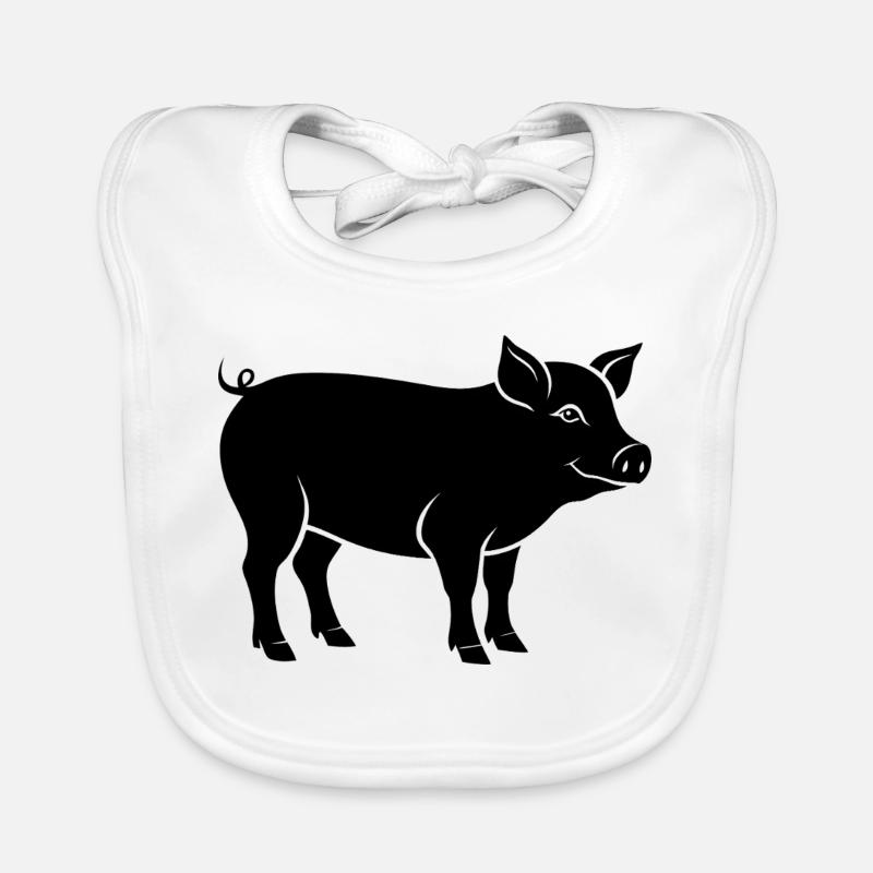 cochon Bavoir bio Bébé