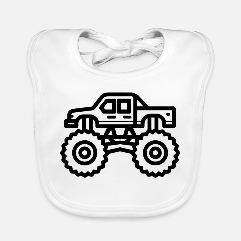 Monstertruck Baby Bio-Lätzchen