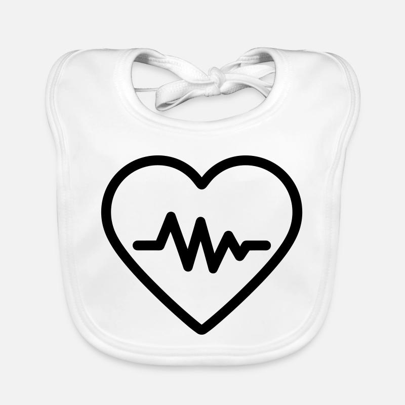heartbeat Organic Baby Bibs