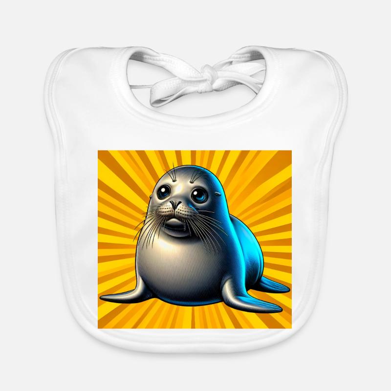 seal Organic Baby Bibs