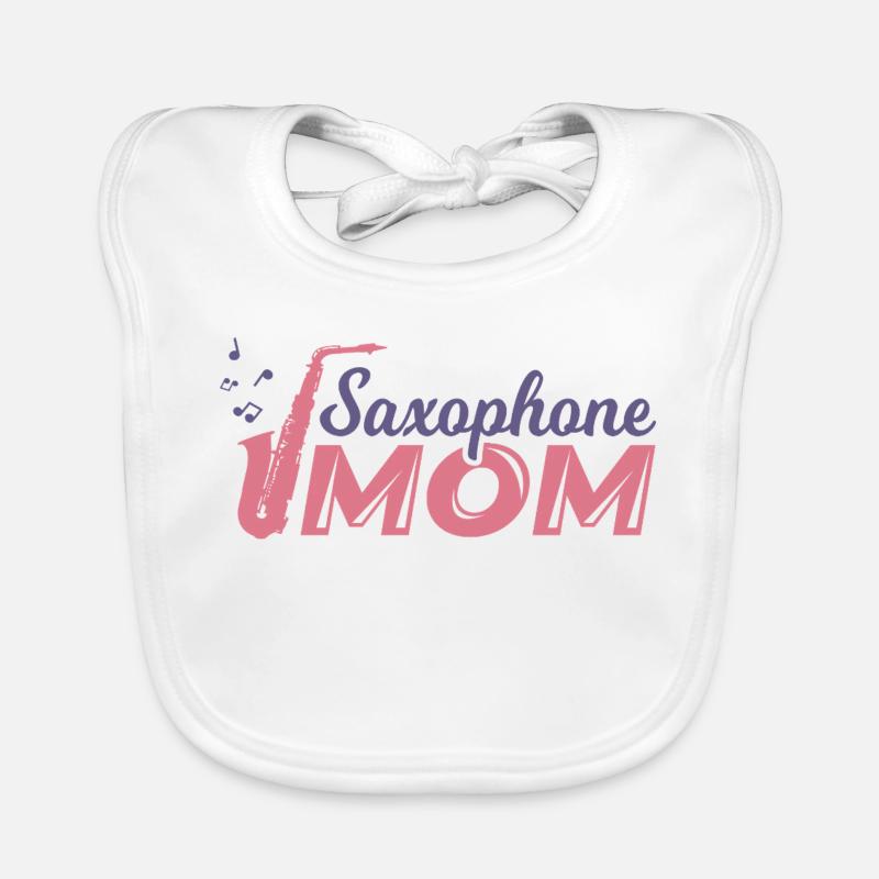Saxophone Nut Bavoir bio Bébé