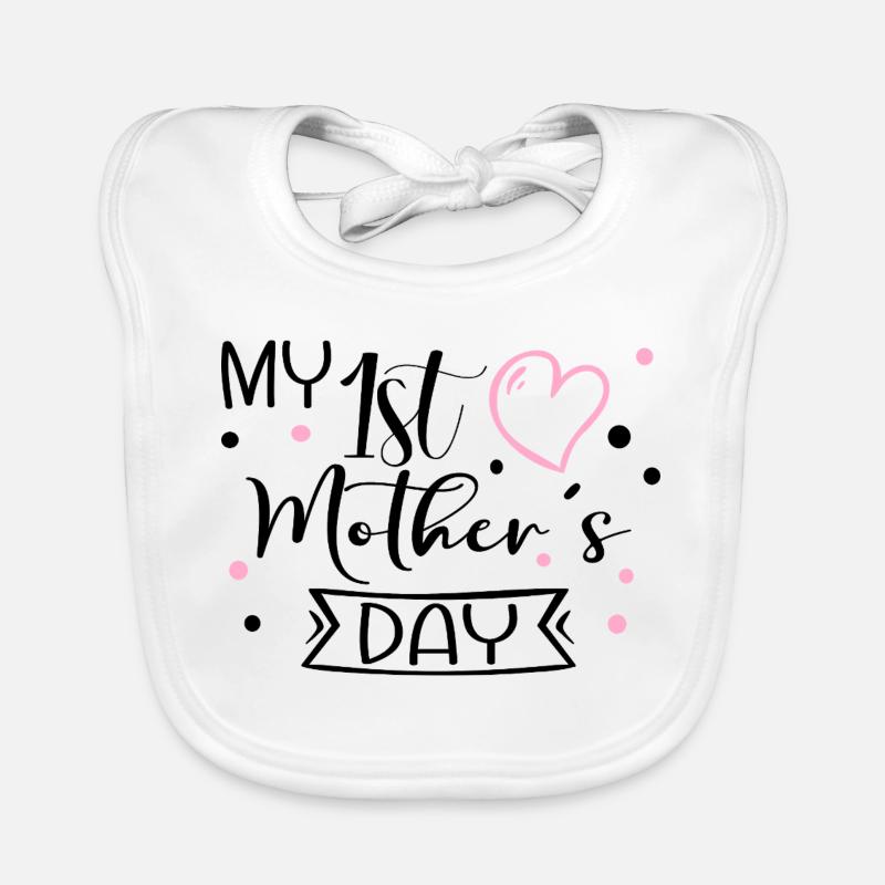 Erstes Muttertagsbaby Baby Bio-Lätzchen