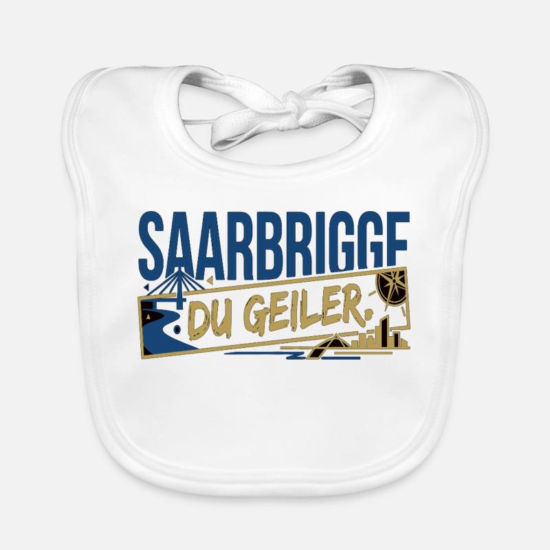 Saarbrigge Du Geiler Baby Bio-Lätzchen